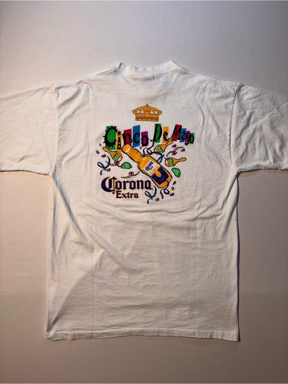 Vtg All Sport Corona Extra Cinco De Mayo Beer Alcohol 90’s Promo T-shirt Sz XL